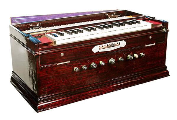 CR-010-Mahoguny-2 Scale Changer Harmonium