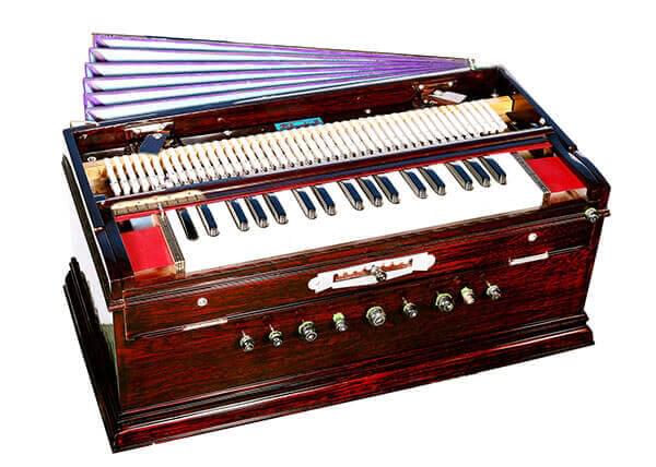 CR-010-Mahoguny-3 Scale Changer Harmonium