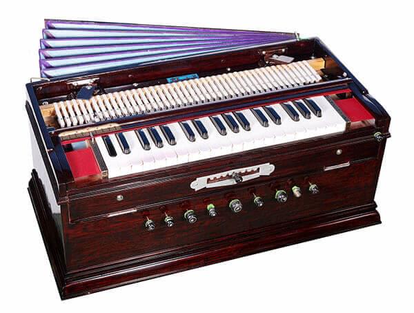 CR-010-Mahoguny-4 Scale Changer Harmonium